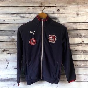 ❄️ 50% off winter Puma US  blue zipper athletic long sleeve sweatshirt jacket M